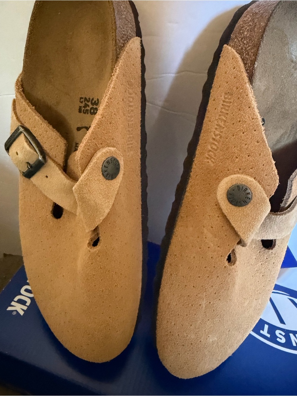 Birkenstock Boston beige suede 7 - Picture 5 of 12
